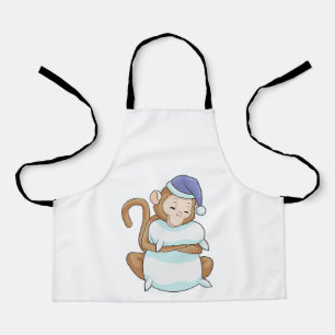 Tablier Singe avec Coussin et tête de lit
