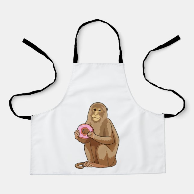 Tablier Singe avec Donut (Recto)