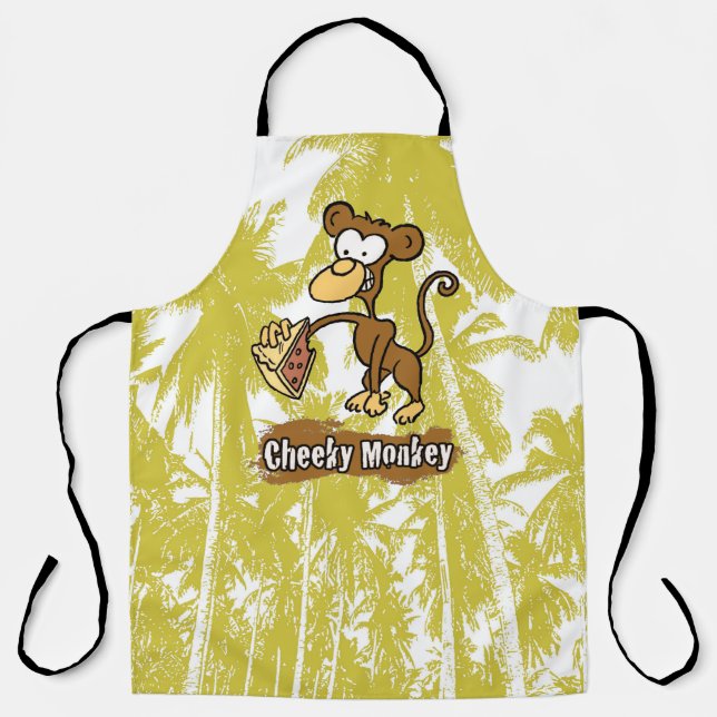 Tablier Singe Cheeky dans la Jungle (Recto)