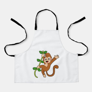 Tablier Singe dans la jungle