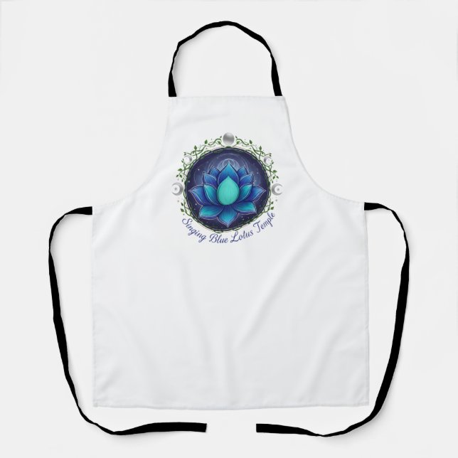 Tablier Singing Blue Lotus Temple Apron (Recto)