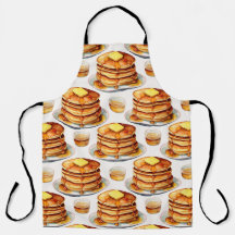 Sirop et beurre d'aquarelle du matin de la crêpe d