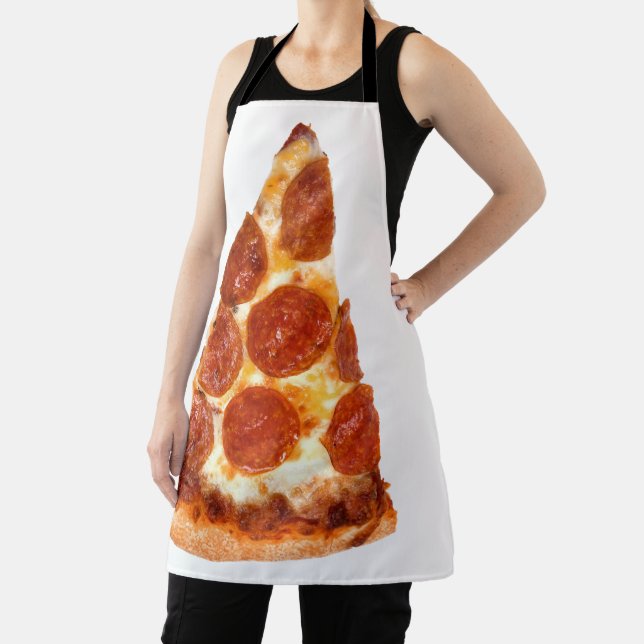 Tablier SlipperyJoe's classique pepperoni pizza tranche fo (Insitu)