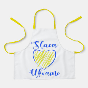 Tablier Slogan Slava La gloire ukrainienne au coeur de l'U