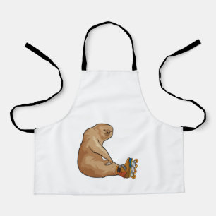 Tablier Sloth as Patinage en ligne avec Patins en ligne