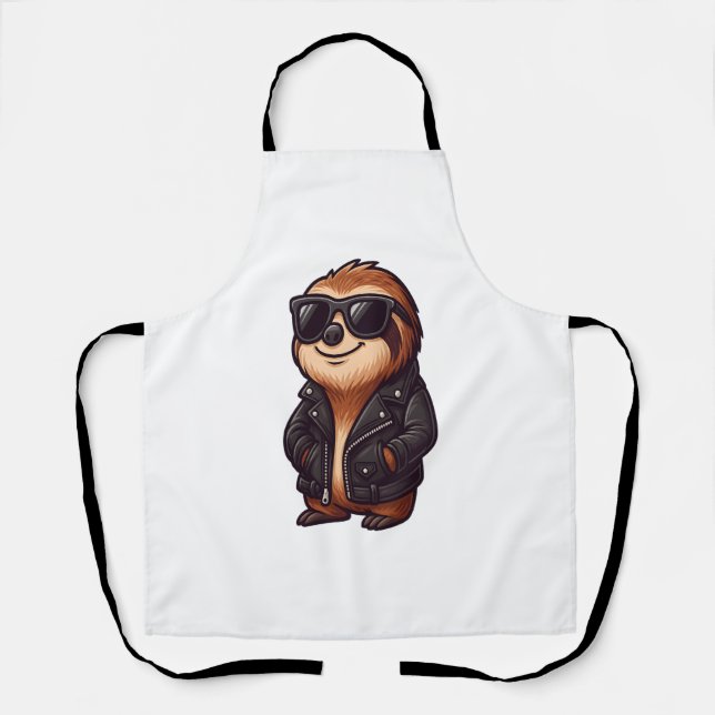 Tablier Sloth Chill Mood (Recto)