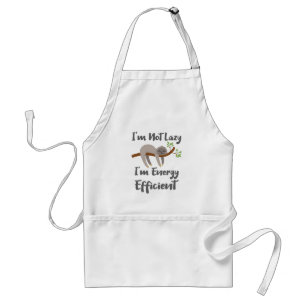 Tablier Sloth Life Sloth Amateurs de fentes Pas Lazy Energ