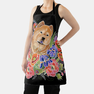 Tablier SMOOTH GARDEN PATH Chow All-Over Imprimer Apron