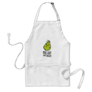 Tablier Snarky Grinch Tous tes pulls sont moches