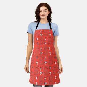 Tablier Snoopy Varsity Motif sportif