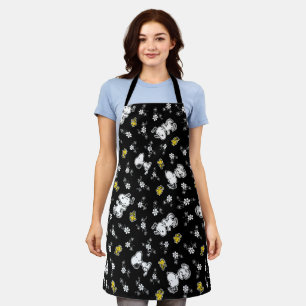 Tablier Snoopy & Woodstock Fun & Flowers