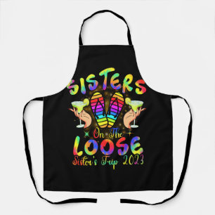 Tablier Soeurs sur la perte, Tie Dye Soeur's Weekend Tri