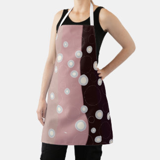 Tablier Soft Abstract Waves & Bubbles – Modern Minimalist