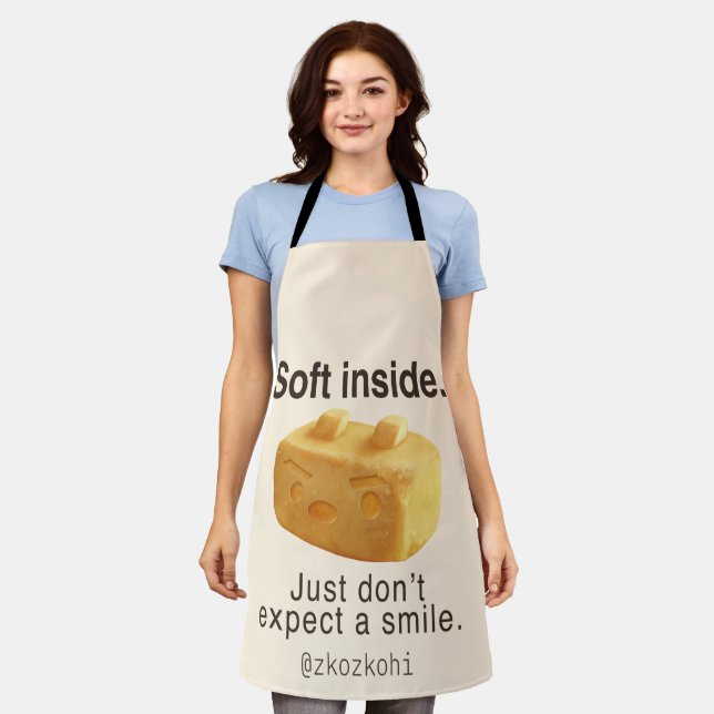 Tablier Soft Inside: Iron T Pineapple Cake Funny Quote Art (Porté)