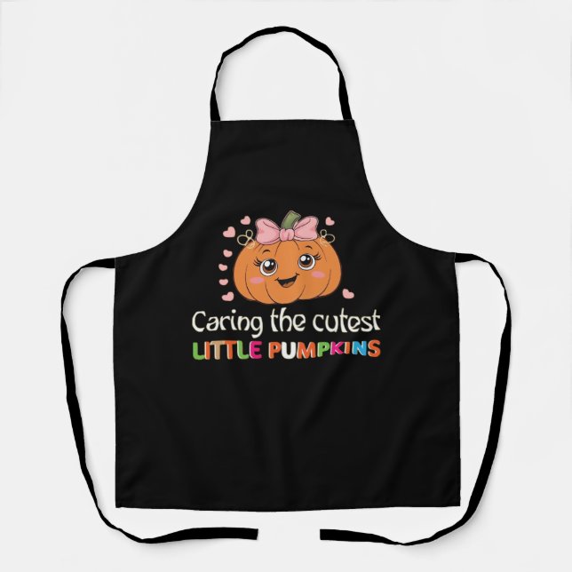 Tablier Soin mignon pour la petite infirmière Citrouille l (Recto)