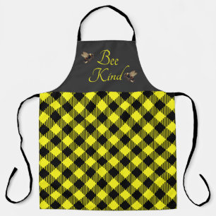 Tablier "Sois Gentil" Gingham