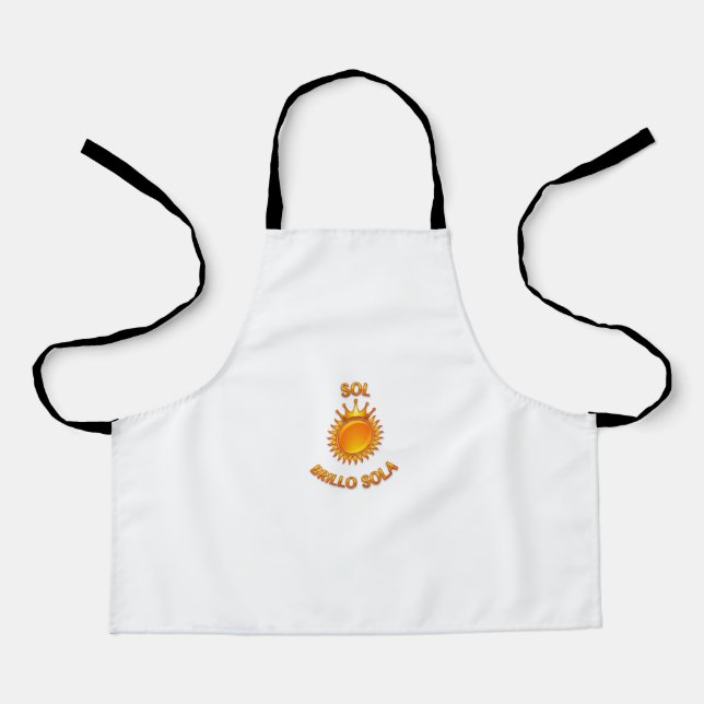 Tablier Sol Brillo Sola Logo Apron – Stylish Kitchen & Coo (Recto)