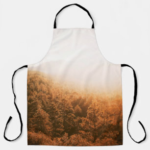 TABLIER SOLEIL D'OR SUR UNE FORÊT