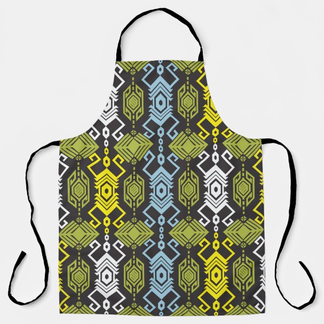Tablier Songket Tenun : Motif Indonésien Traditionnel. (Recto)