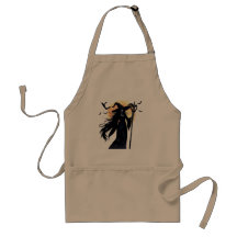 Sorcière mystique sous une Pleine lune