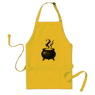 Tablier Sorcière's Brew – Chaudron minimaliste d'Halloween