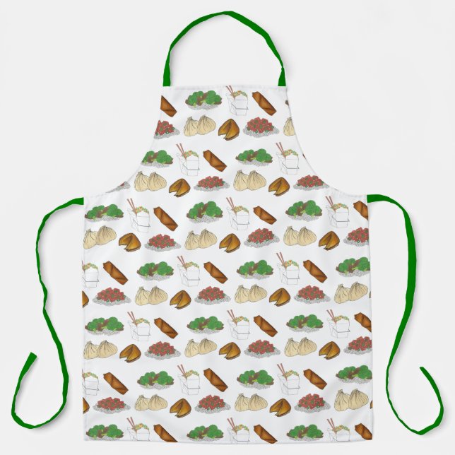 Tablier Sortez-moi de la cuisine chinoise Takeaway Plats (Recto)