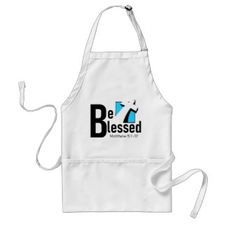 Tablier Soyez Béni Avec La Croix Et L'Écriture Apron