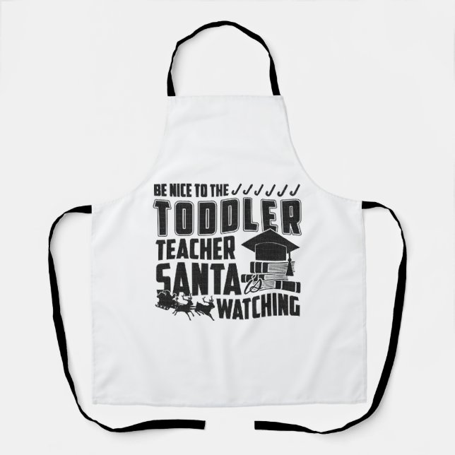 Tablier Soyez Gentil Avec La Chemise Enseignante Toddler (Recto)