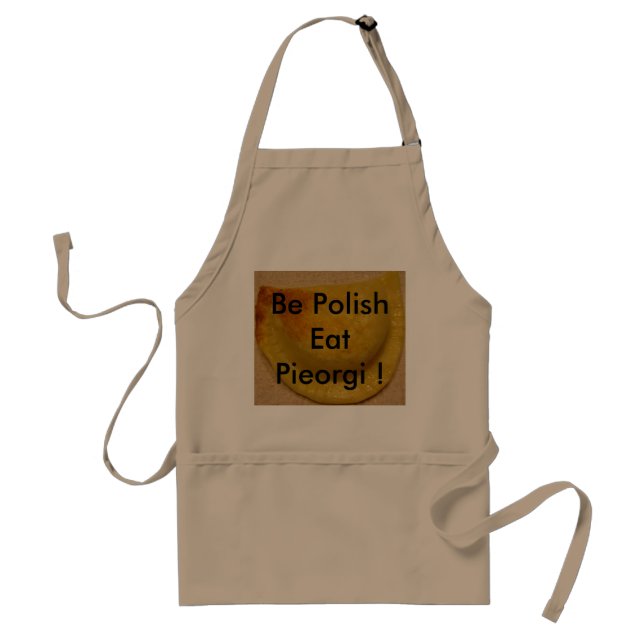Tablier Soyez polonais mangent Pieorgi (Devant)