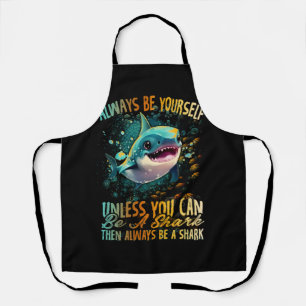 Tablier Soyez toujours votre requin Art Megalodon Sharks B