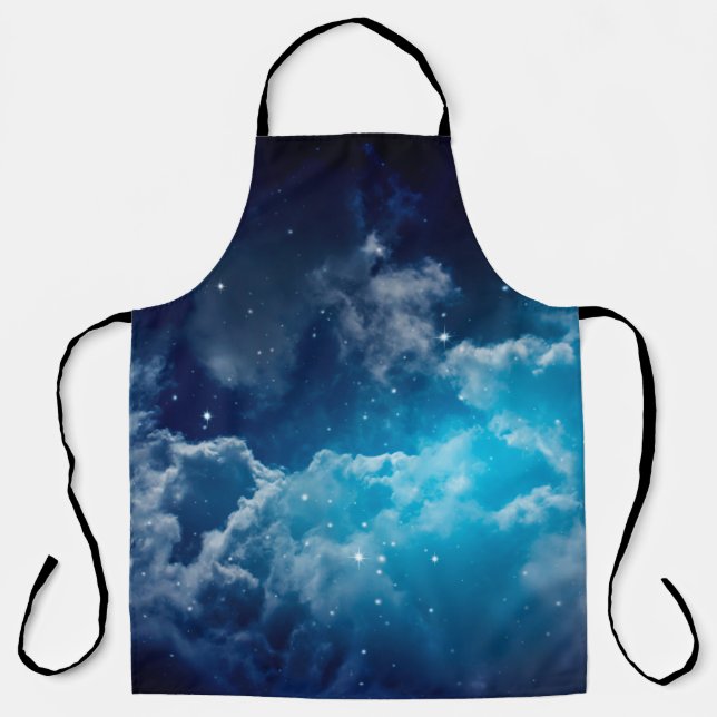 Tablier Space of night sky with cloud and starssky,night,b (Recto)