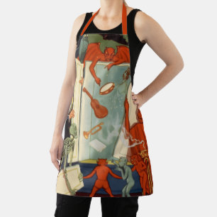 Tablier Spectacle de magie vintage de Carter le Grand