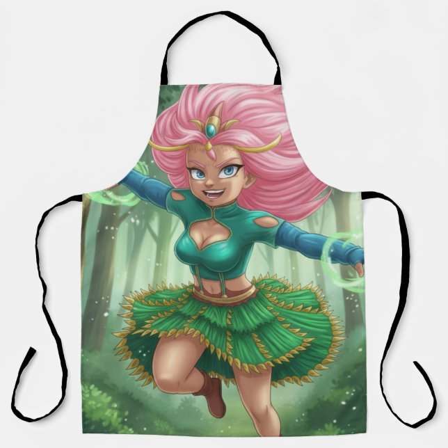 Tablier Sprint de la Forêt Enchantée – Personnage de Fanta (Recto)