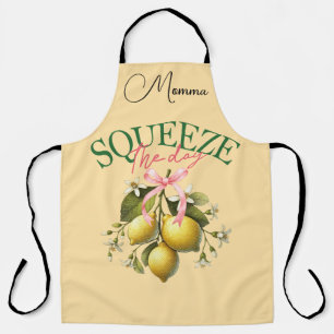 Tablier Squeeze Day Lemons Personnalisé
