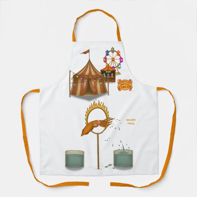 Tablier Squirty squid (Recto)