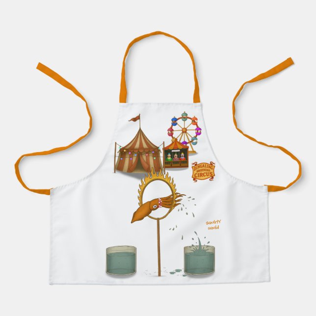 Tablier Squirty squid (Recto)