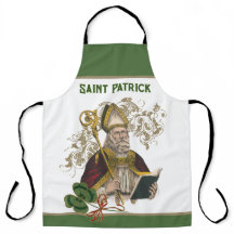 St. Patrick Irlandais Shamrock Vert Gold Catholiqu