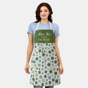 Tablier St. Patrick's Day Kiss Me Aujourd'hui Je suis Sham