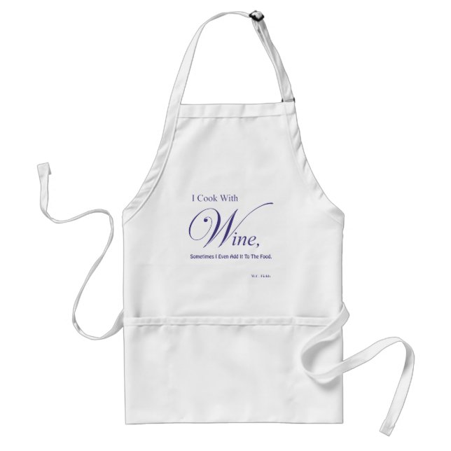Tablier standard « Je cuisine avec du vin » (Devant)