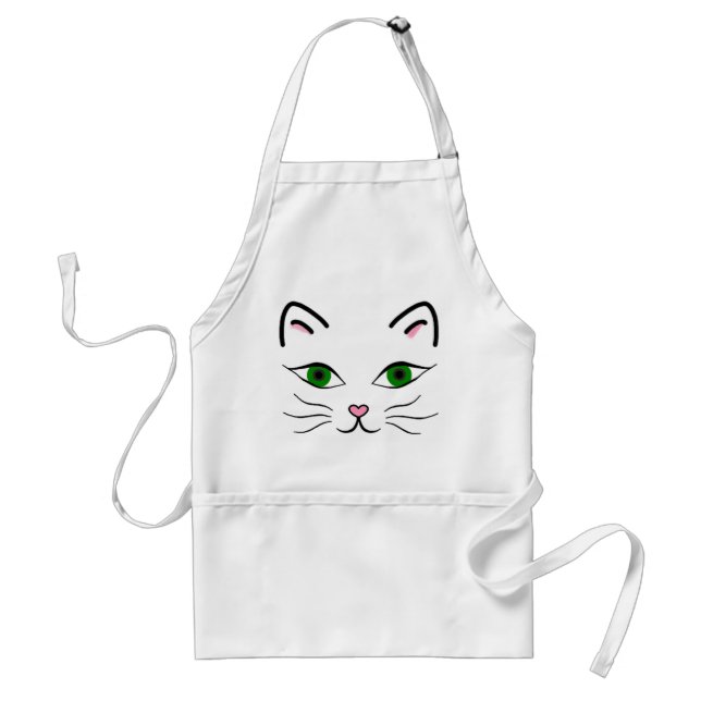 Tablier standard - Visage Kitty (Devant)