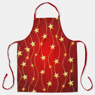 Tablier Star Adored Ruby Motif rouge