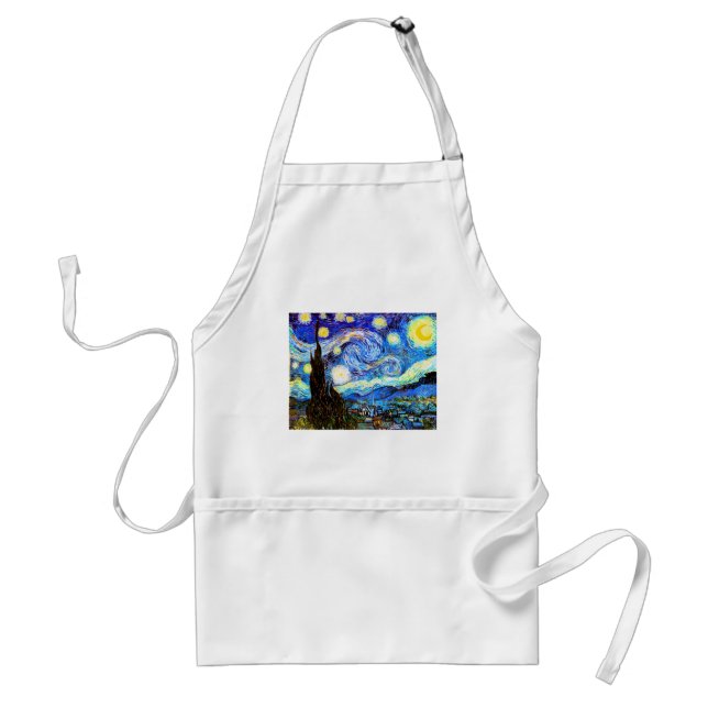 Tablier Starry Night Van Gogh Art (Devant)