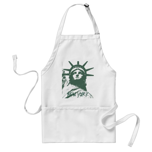 Tablier Statue de la Liberté Apron New York Souvenirs Cook (Devant)
