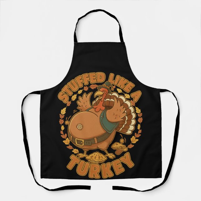 Tablier Stuffed Like A Turkey Apron (Recto)
