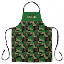 Style de monogramme de grill camouflage vert