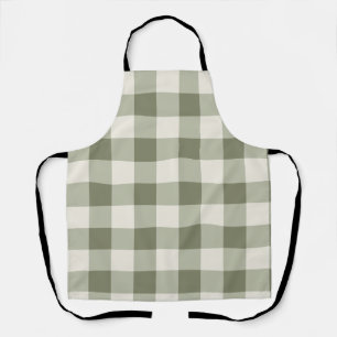 Tablier Style En vichy Agritourisme Vert classique