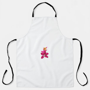 Tablier Style floral, ArtyClick Crimson, Or léger