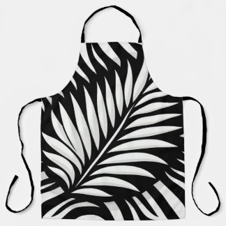 Tablier Style Leaf Zebra Stripes