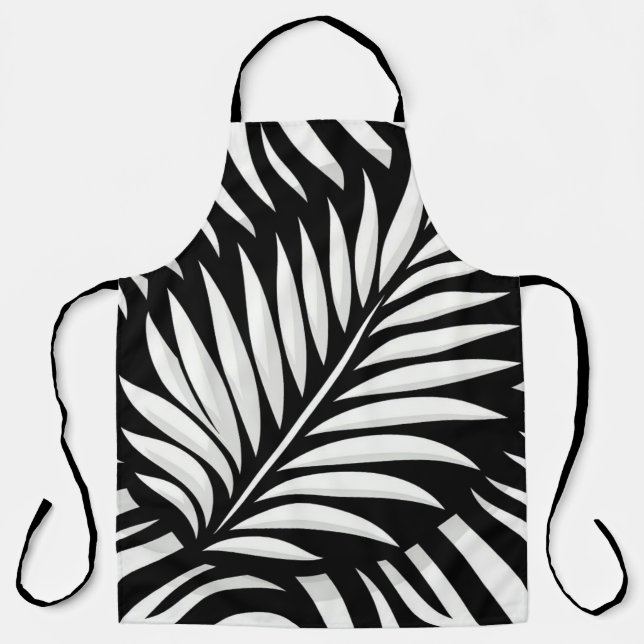 Tablier Style Leaf Zebra Stripes (Recto)