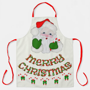 Tablier Sucres de canne joyeux de Noël Père Noël